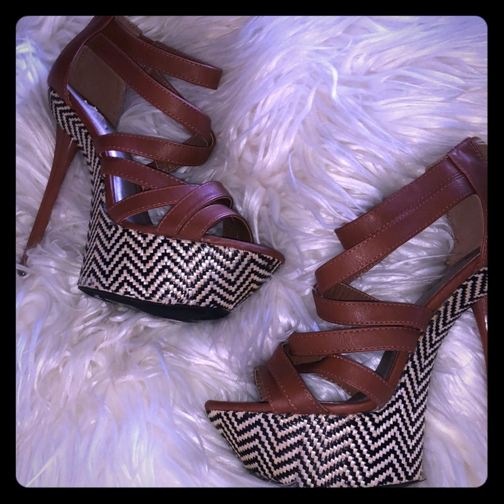 Brown Aztec Stilettos